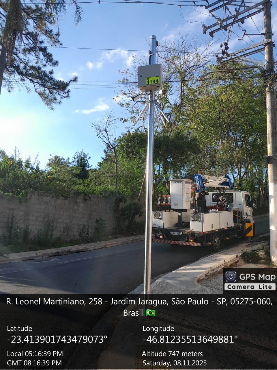 Instalação e Manutenção ao projeto SmartSampa